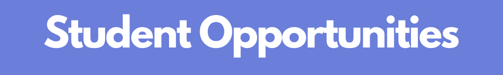 Student Opportunities banner